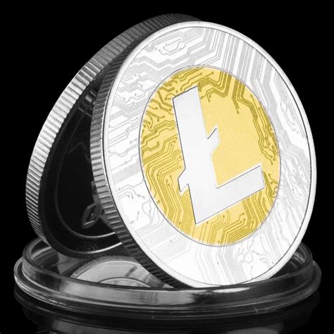 Litecoin Kolekcjonerska Pami Tka Kryptowalutowa Srebrna Platerowana