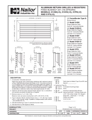 Fillable Online Fillable Online Submittal Models H O And V