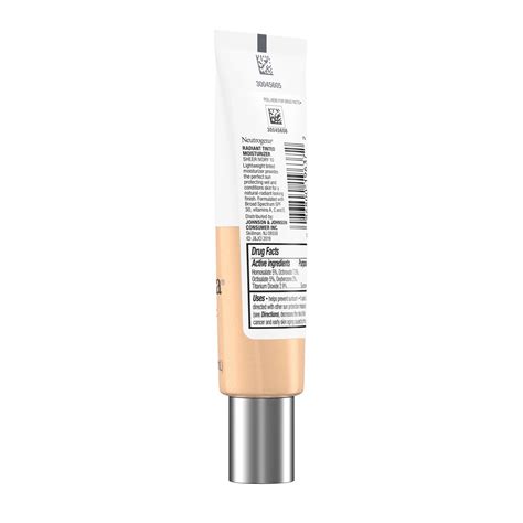 Neutrogena Radiant Tinted Moisturizer With Spf 30 Sheer Ivory 10 1 1