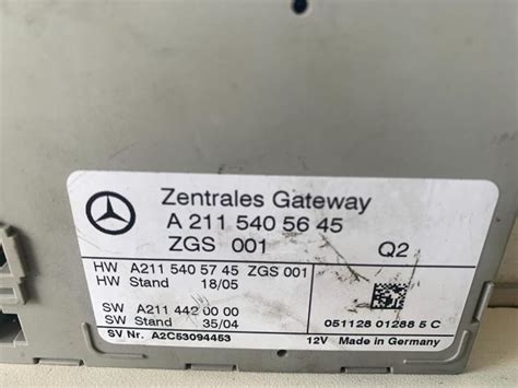 Gateway Module Mercedes SLK 1 8 200 K 16V A2115405745 VDO