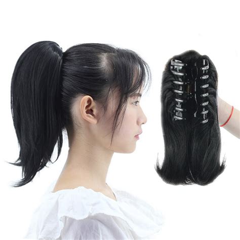 Soowee Colors Short Straight Ponytails Blonde Ha Grandado