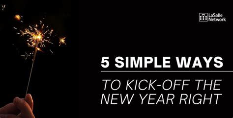 Simple Ways To Kick Off The New Year Right