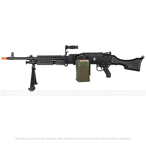 Lancer Tactical LT-240 M240 Bravo Airsoft Squad Automatic Machine Gun