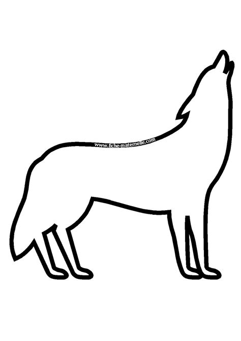 Dessin De Loup Loup Qui Court Coloriage De Loups Coloriages Pour