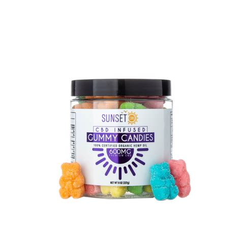 Broad Spectrum Cbd Gummies Sour Gummy Bears Sunset Cbd