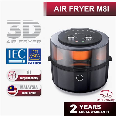 GOODDX Air Fryer L Visible Window Multifunctional Smart Digital Electric Hot air Oven 大型烤箱 L