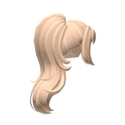 Blonde High Fluffy Ponytail Roblox Item Rolimon S