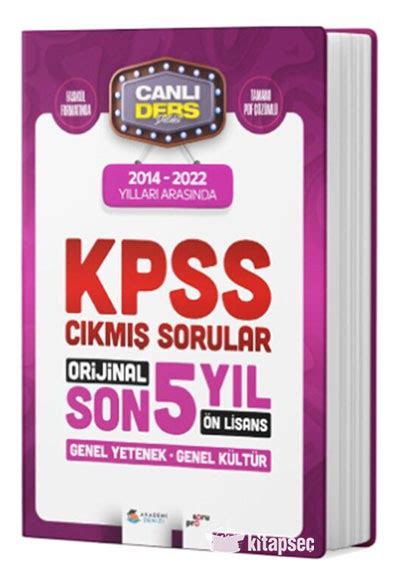 Kpss N Lisans Gygk Son Y L Km Sorular Akademi Denizi