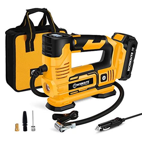 Homeer Price Tracker Tire Inflator Air Compressor Portable 20v Cordless Tire Pump 150 Psi With