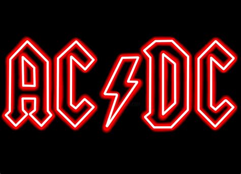 Logo Acdc Neon Digital Arts By Kevin Ferri Artmajeur