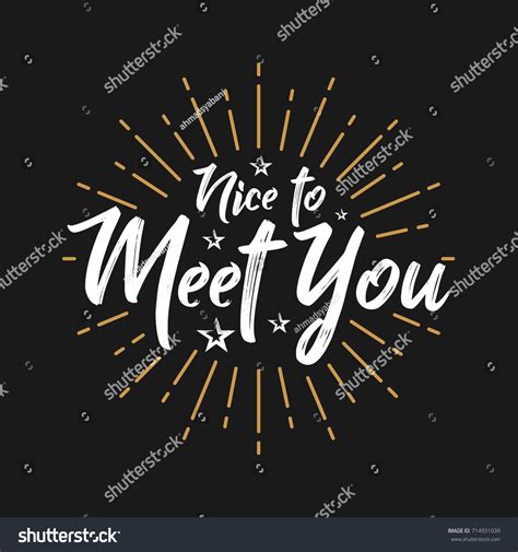 1,286 Nice to meet you Stock Illustrations, Images & Vectors | Shutterstock