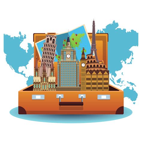 Free Travel To Europe Illustration Png With Transparent Background