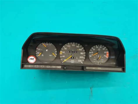 ORIGINAL MERCEDES BENZ W201 190E COMBINÉ D INSTRUMENTS TACHO compteur