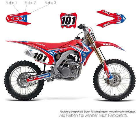 Motocross Decal Honda Semi-Custom1