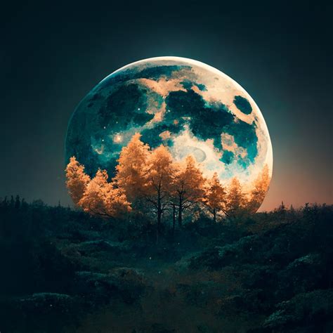 Download Ai Generated Moon Night Royalty Free Stock Illustration