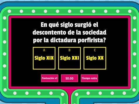 Villismo Y Constitucionalismo Gameshow Quiz