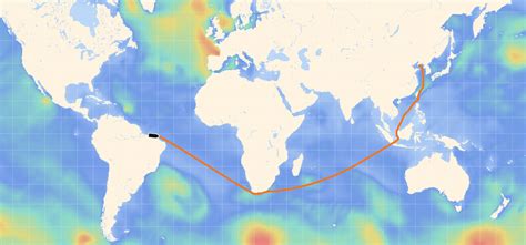 Wayfinder delivers 8% total equivalent fuel savings on Brazil-China