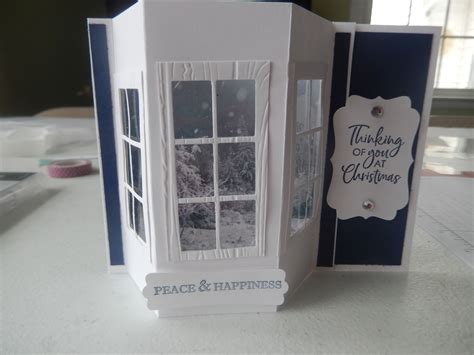 I Used The Bay Window Fold To Make This Real Bay Window Card D