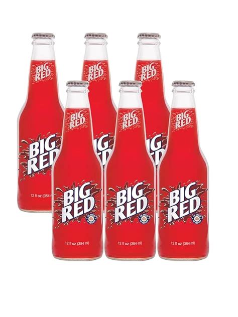 amazoncom big red soda   real sugar  pack   oz