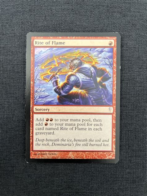 Mtg Magic The Gathering Rite Of Flame Coldsnap 96 155 Regular Common Lp