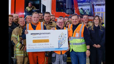 Danke an Amazon Stars freiwilligen Feuerwehrmänner Uwe und Alex