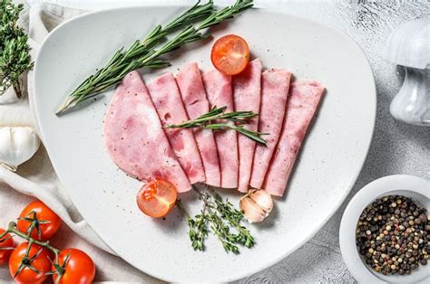 Saucisse De Jambon De Porc Coup Jambon Cuit Traditionnel Allemand