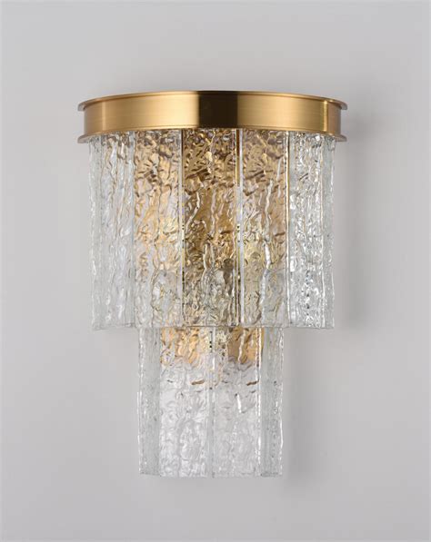 Palazzo 3 Light Wall Light Brushed Brass Palazzo A3