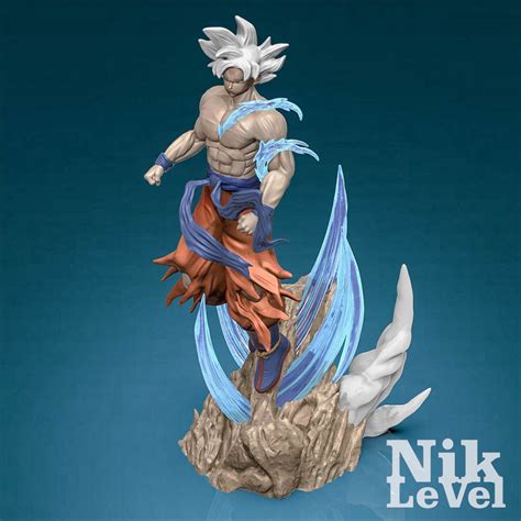 Son Goku Ultra Instict Dragon Ball D Printable D Model D Printable