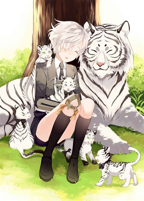 Gokotai And Gokotai S Tigers Touken Ranbu Drawn By Jiman Danbooru