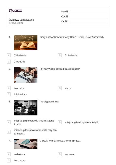 Ponad Pisanie Arkuszy Roboczych Dla Klasa W Quizizz Darmowe I Do