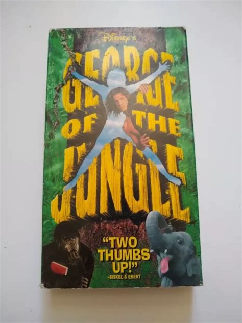 George Of The Jungle Walt Disney Vhs Video Tape Movie Brendan Fraser