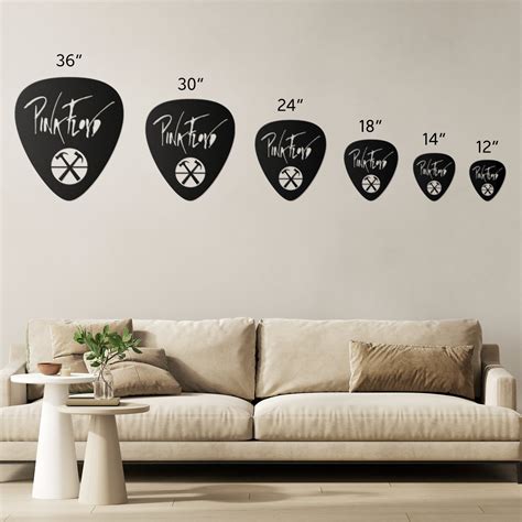 Pink Floyd Wall Art Pink Floyd Artwork Guitar Pick Metal Etsy