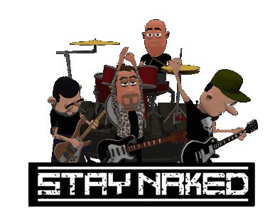 Rock Stay Naked Sticker Rock Stay Naked Band Discover Share GIFs