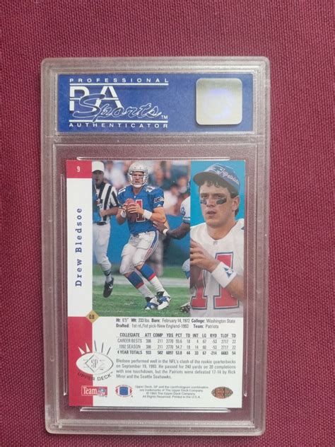 Drew Bledsoe RC 1993 SP Foil PSA 8 EBay