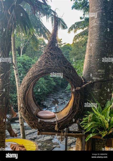Tegallalang Rice Terraces From Above In Ubud Bali Indonesia Stock