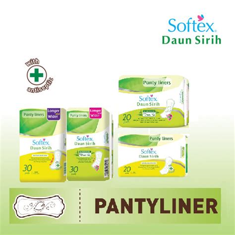 Jual Softex Daun Sirih Pantyliner Panty Liners Isi 20 Isi 30