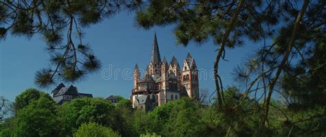 The Catholic Cathedral of Limburg Stock Image - Image of cathedral ...