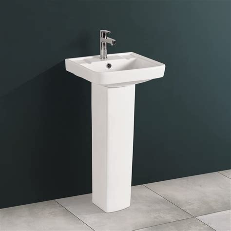 Kemjo Wt Addy Set Ceramic Pedestal Wash Basin At Rs Rajkot