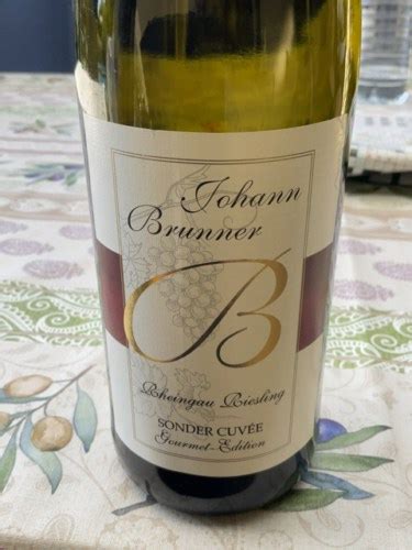 Johann Brunner Sonder Cuv E Gourmet Edition Riesling Vivino Us