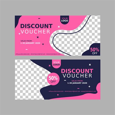 discount voucher template vector design 5348447 Vector Art at Vecteezy