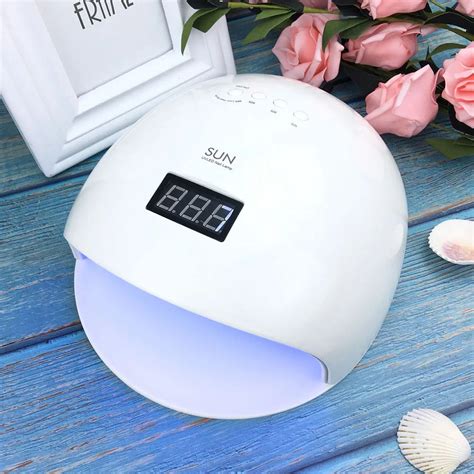 SUN 48W UV Lamp For Nail Manicure Timer LCD Display Best UV LED Lamp