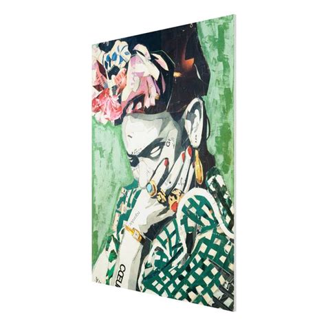 Frida Kahlo Collage No Forex Bild Im Hochformat Wallart