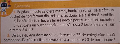 Si Prima Problema De Ziua Ei Ana Doreste Sa Le Ofere Celor 23 De