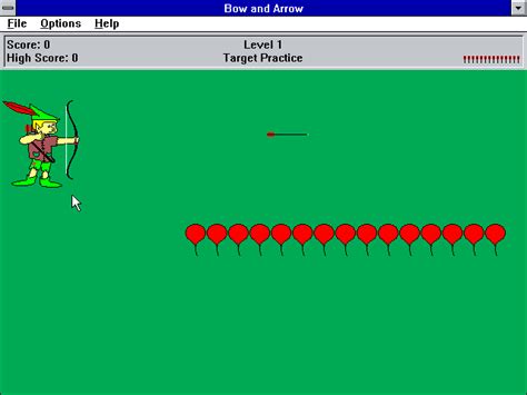 Bow and Arrow Screenshots for Windows 3.x - MobyGames