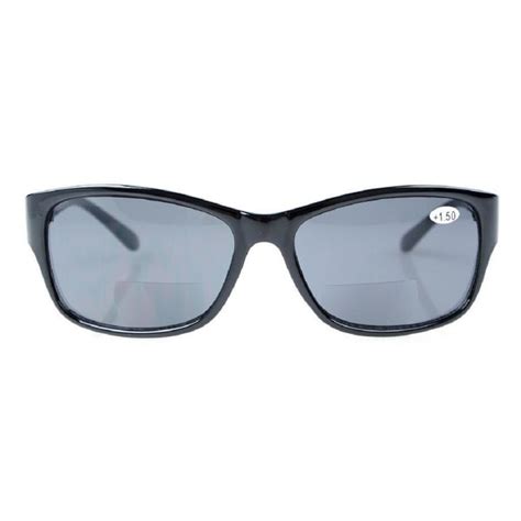 Sunglasses BiFocal Polarized Sunglasses Fishing Reading Mens 100% UV Wrap Around TR90 Frame ...