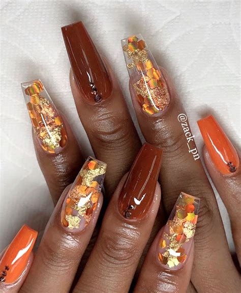 22 Trendy Fall Nail Design Ideas Shades Of Autumn Nails