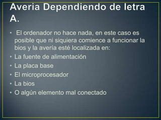 Fallas De Una Pc Y Como Repararlas Ppt