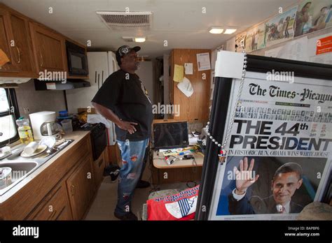 Hurricane Katrina Survivor In Lower Ninth Ward Stock Photo Alamy