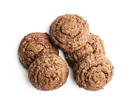 A Cereal Cocoa Crunch With Milk On A Plate For Breakfast Stock Image