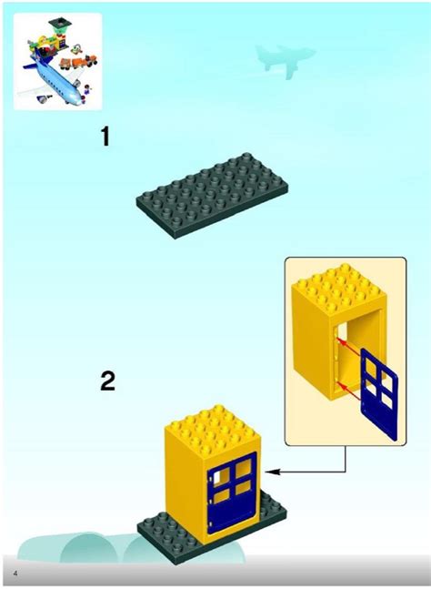 Lego Instructions For Set Airport Duplo Lego Ville